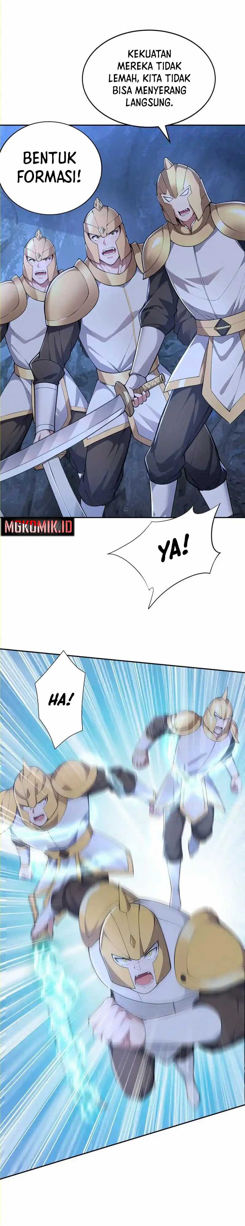 I Get Stronger Just by Lying Down While My Apprentice Cultivates Chapter 23 Bahasa Indonesia