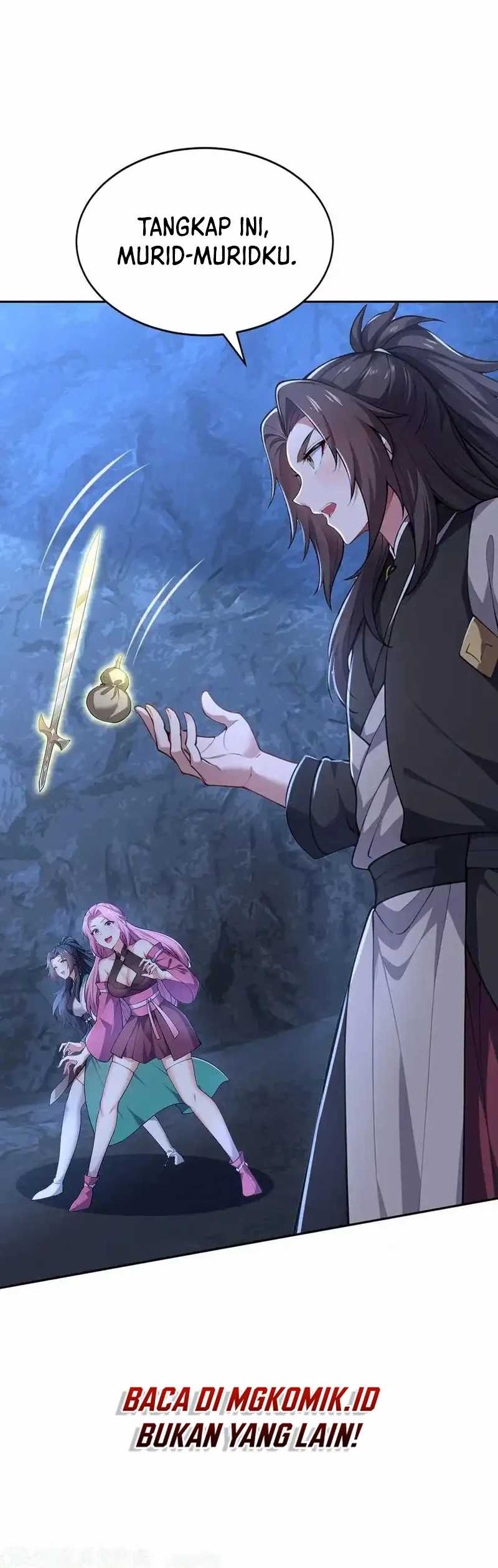 I Get Stronger Just by Lying Down While My Apprentice Cultivates Chapter 23 Bahasa Indonesia