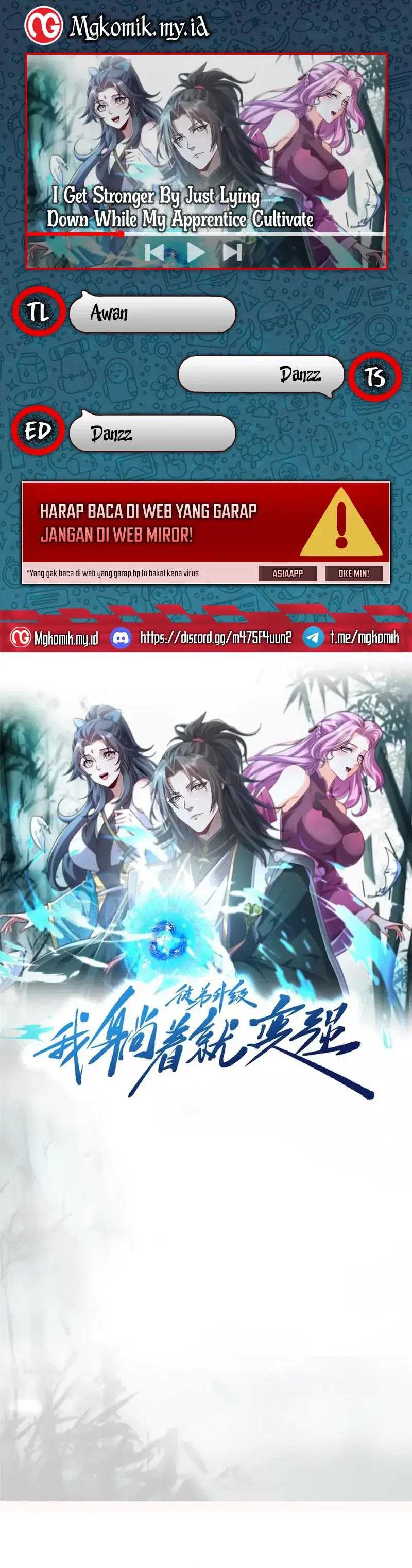 I Get Stronger Just by Lying Down While My Apprentice Cultivates Chapter 42 Bahasa Indonesia