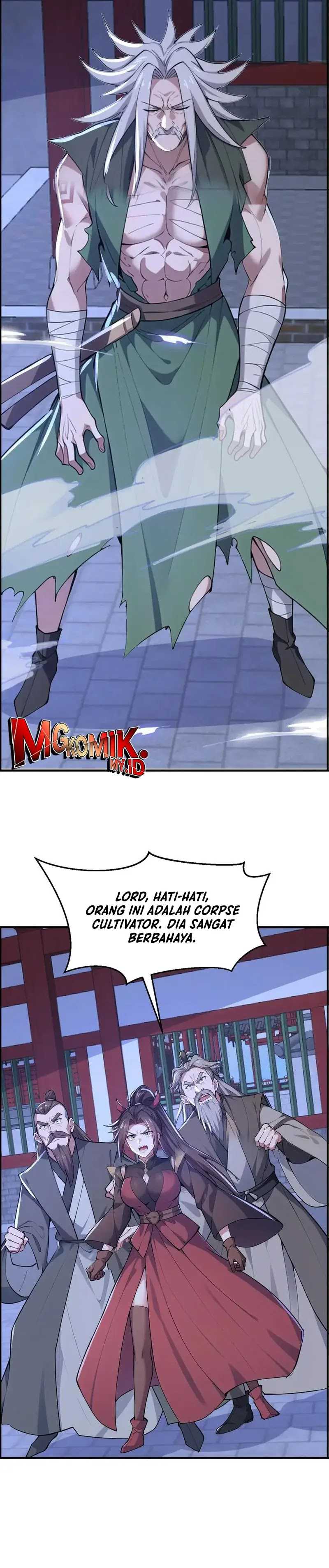 I Get Stronger Just by Lying Down While My Apprentice Cultivates Chapter 42 Bahasa Indonesia