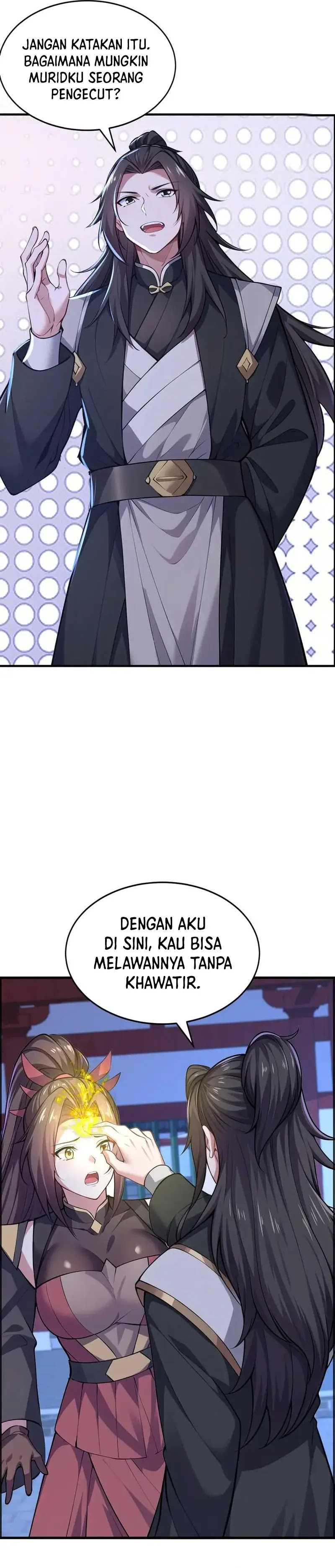 I Get Stronger Just by Lying Down While My Apprentice Cultivates Chapter 42 Bahasa Indonesia