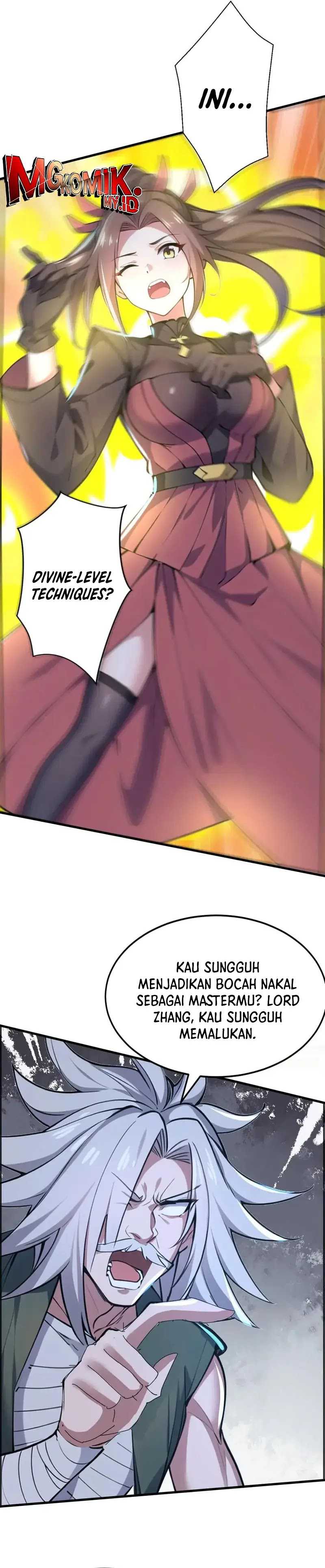 I Get Stronger Just by Lying Down While My Apprentice Cultivates Chapter 42 Bahasa Indonesia