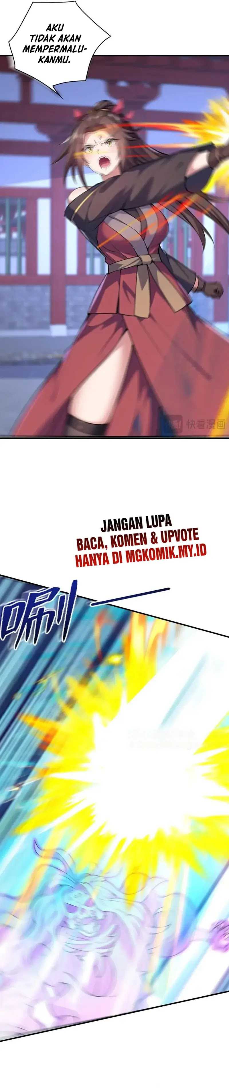 I Get Stronger Just by Lying Down While My Apprentice Cultivates Chapter 42 Bahasa Indonesia