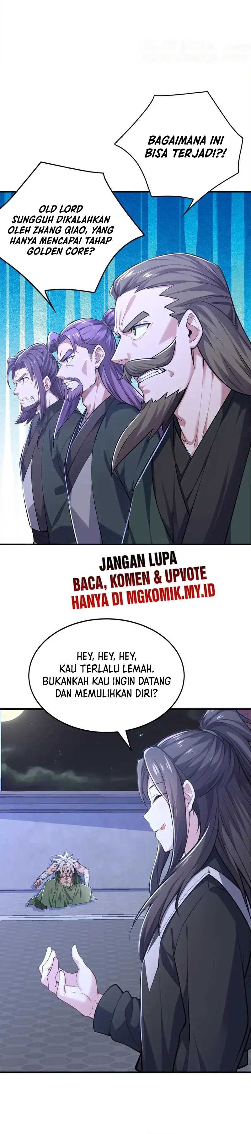 I Get Stronger Just by Lying Down While My Apprentice Cultivates Chapter 42 Bahasa Indonesia
