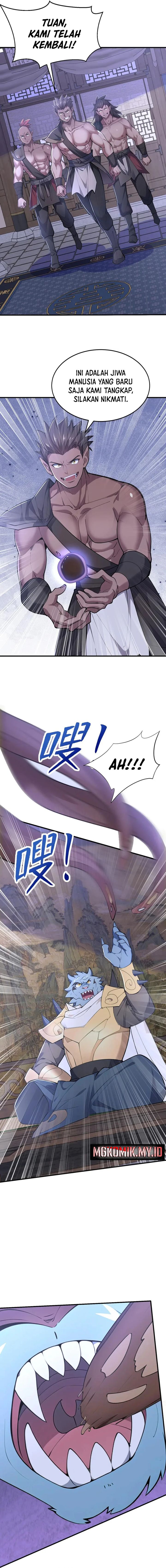 I Get Stronger Just by Lying Down While My Apprentice Cultivates Chapter 46 Bahasa Indonesia