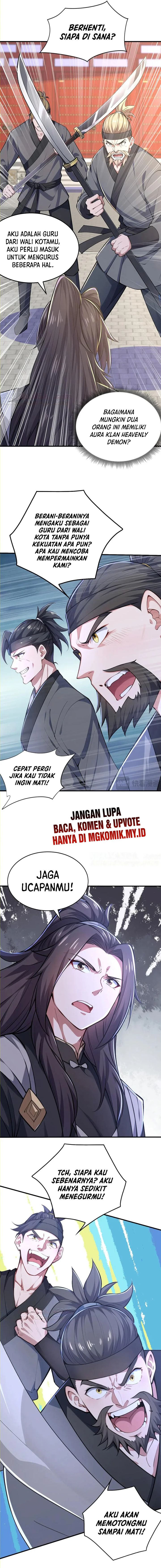 I Get Stronger Just by Lying Down While My Apprentice Cultivates Chapter 46 Bahasa Indonesia