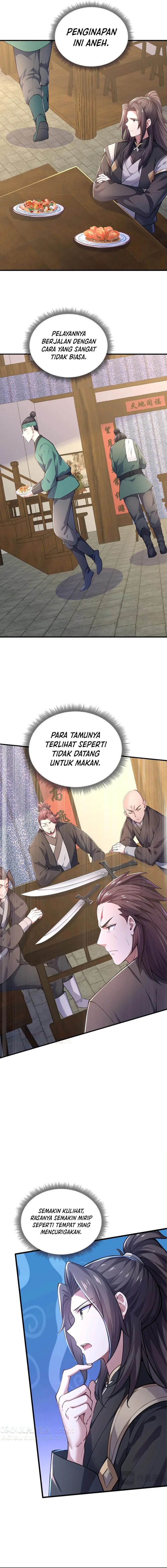 I Get Stronger Just by Lying Down While My Apprentice Cultivates Chapter 46 Bahasa Indonesia