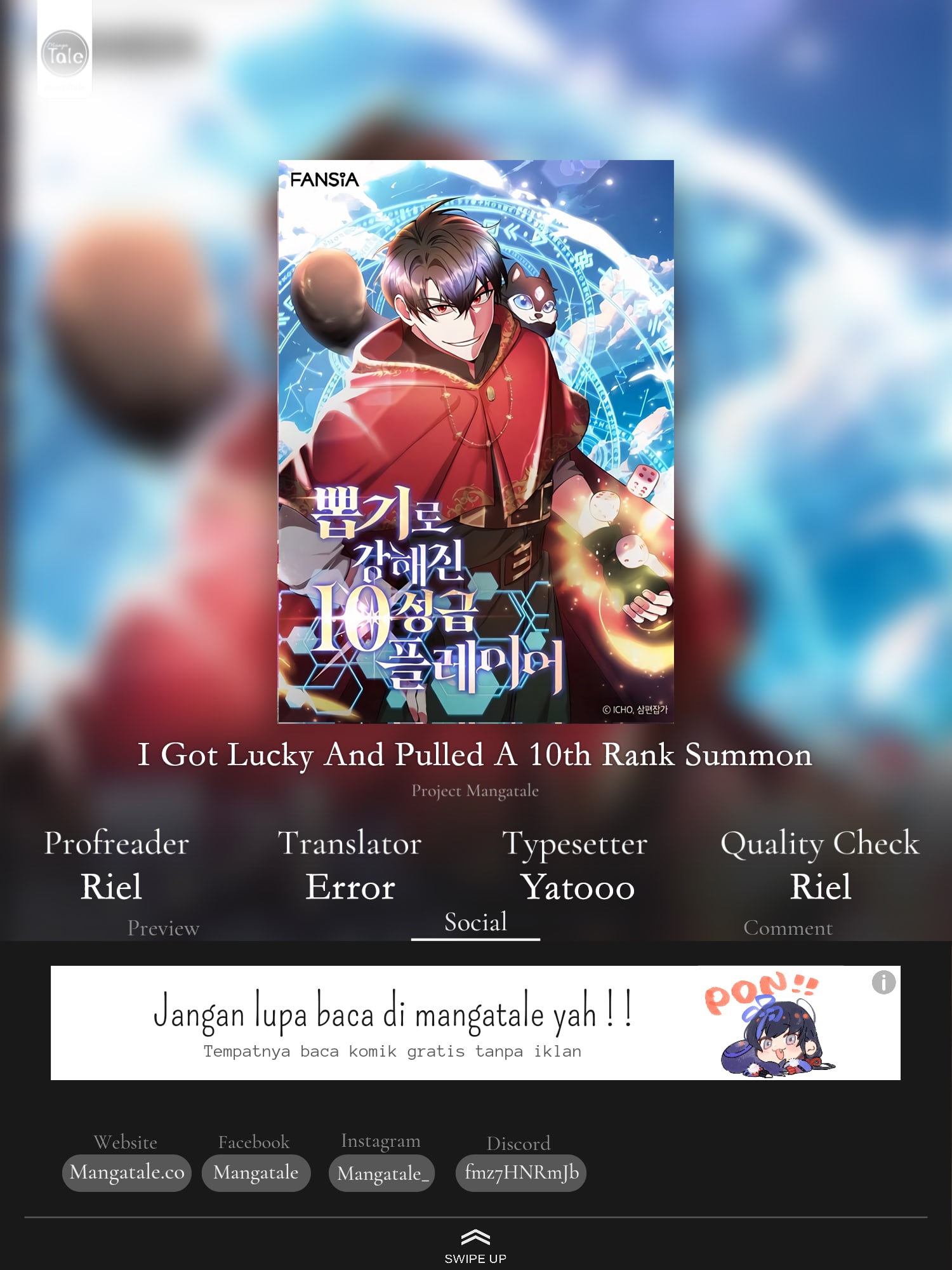 I Got Lucky And Pulled A 10th Rank Summon chapter 11