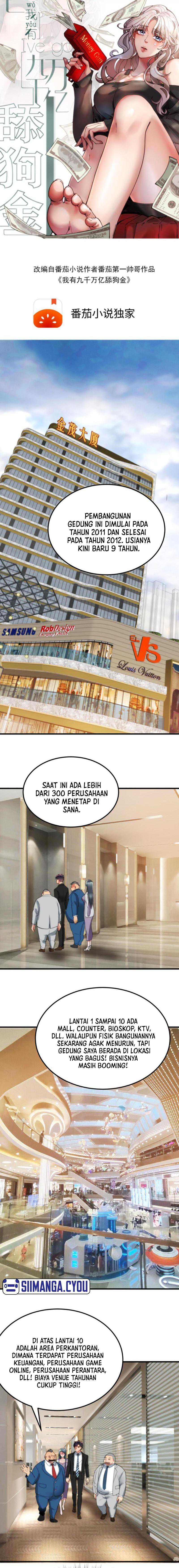 I Have 90 Billion Licking Gold Chapter 99 Bahasa Indonesia