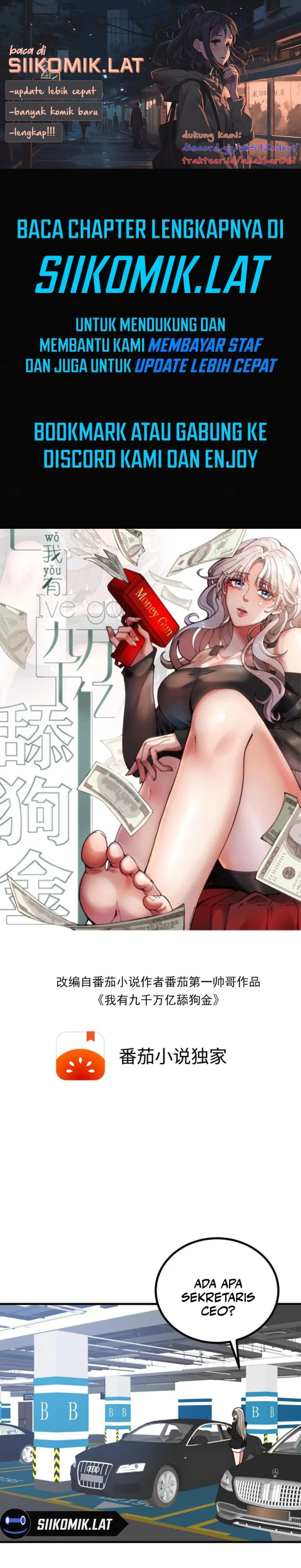 I Have 90 Billion Licking Gold Chapter 439 Bahasa Indonesia