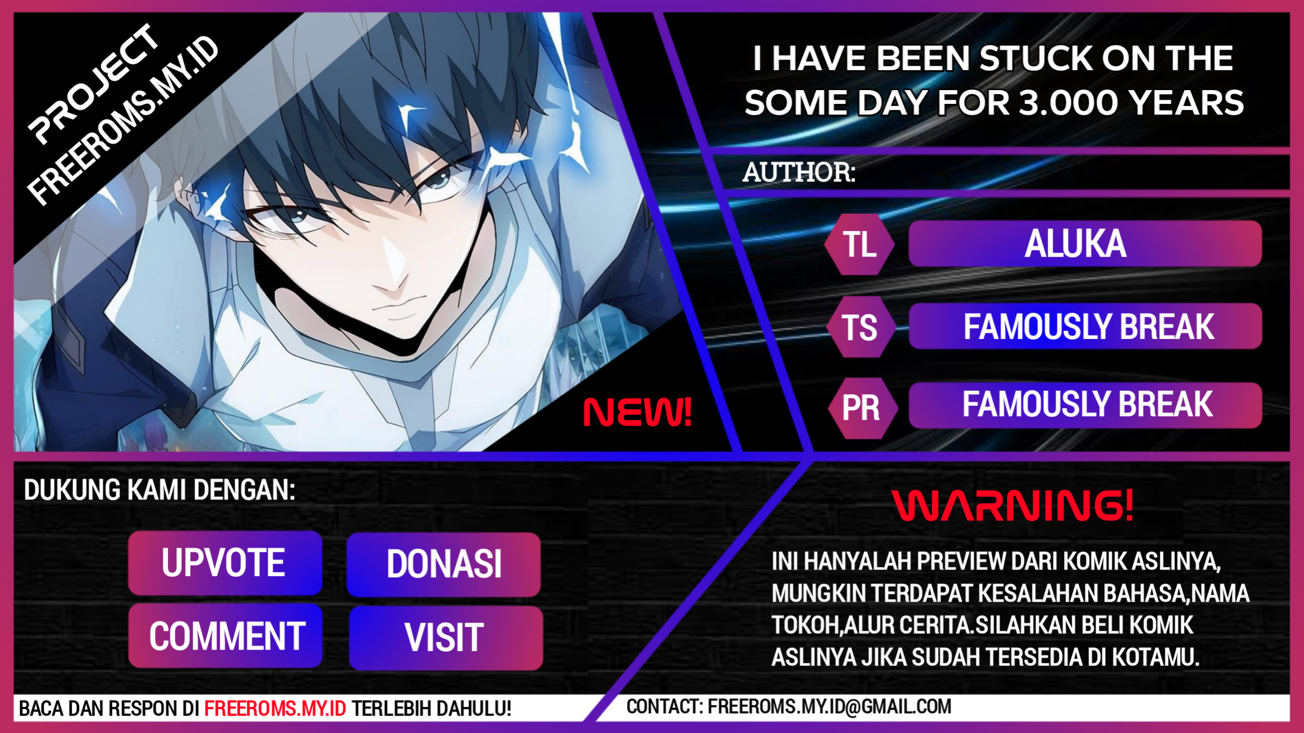 I Have Been Stuck on the Same Day for 3000 Years Chapter 01 Bahasa Indonesia