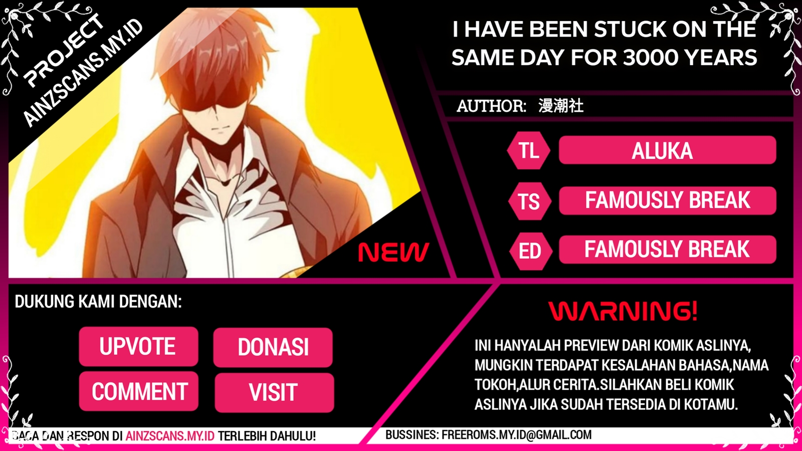 I Have Been Stuck on the Same Day for 3000 Years Chapter 19 Bahasa Indonesia