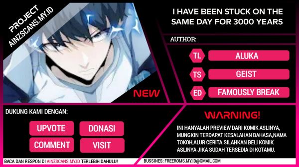 I Have Been Stuck on the Same Day for 3000 Years Chapter 21 Bahasa Indonesia