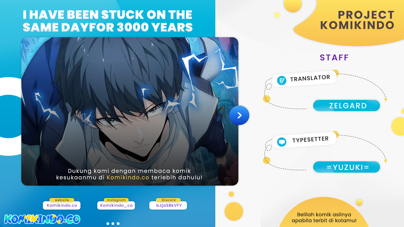 I Have Been Stuck on the Same Day for 3000 Years Chapter 33 Bahasa Indonesia