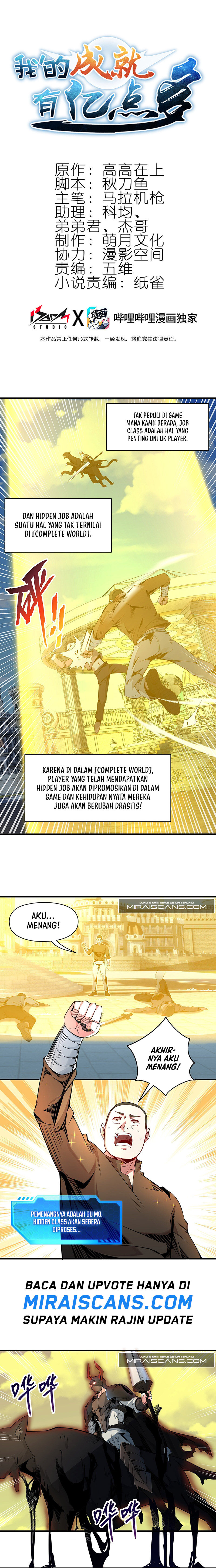 I Have a Billion Achievements! Chapter 05 Bahasa Indonesia
