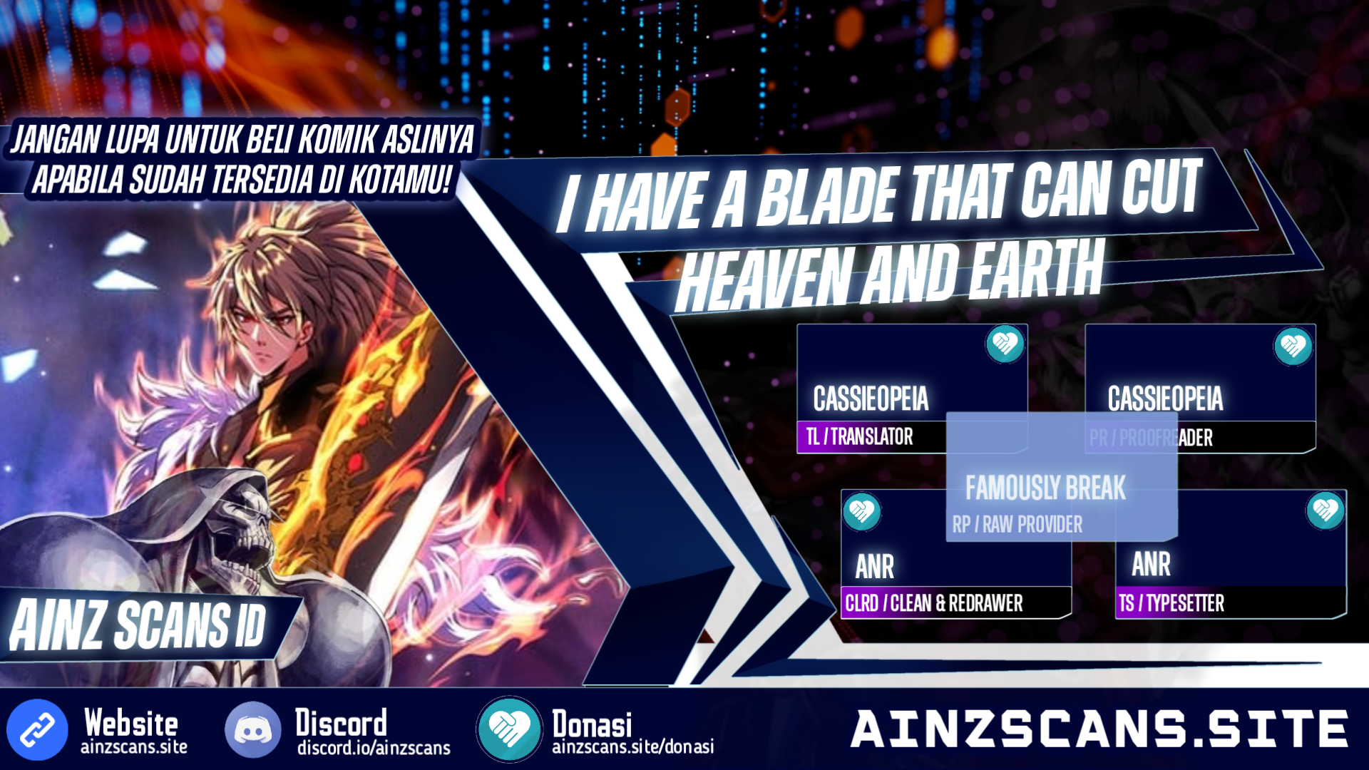 I Have a Blade That Can Cut Heaven and Earth chapter 1