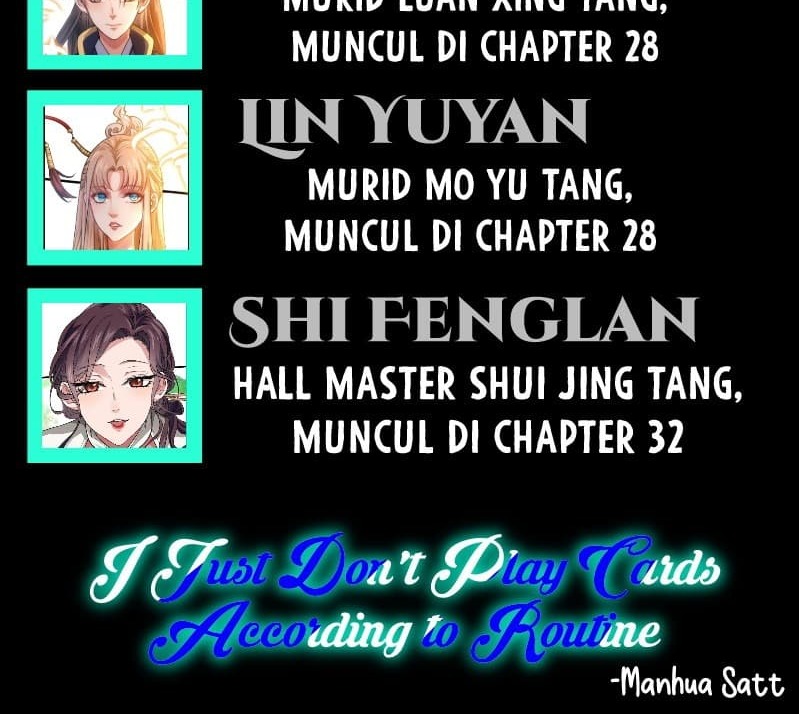 I Just Don’t Play the Card According to the Routine chapter 18