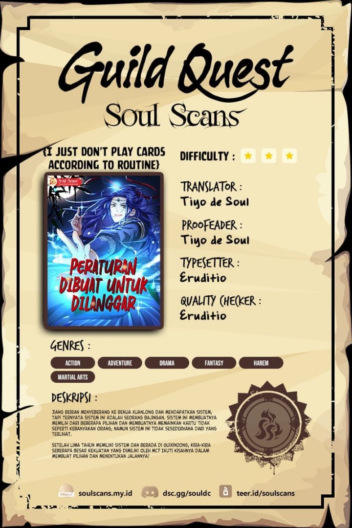 I Just Don’t Play the Card According to the Routine Chapter 149 Bahasa Indonesia