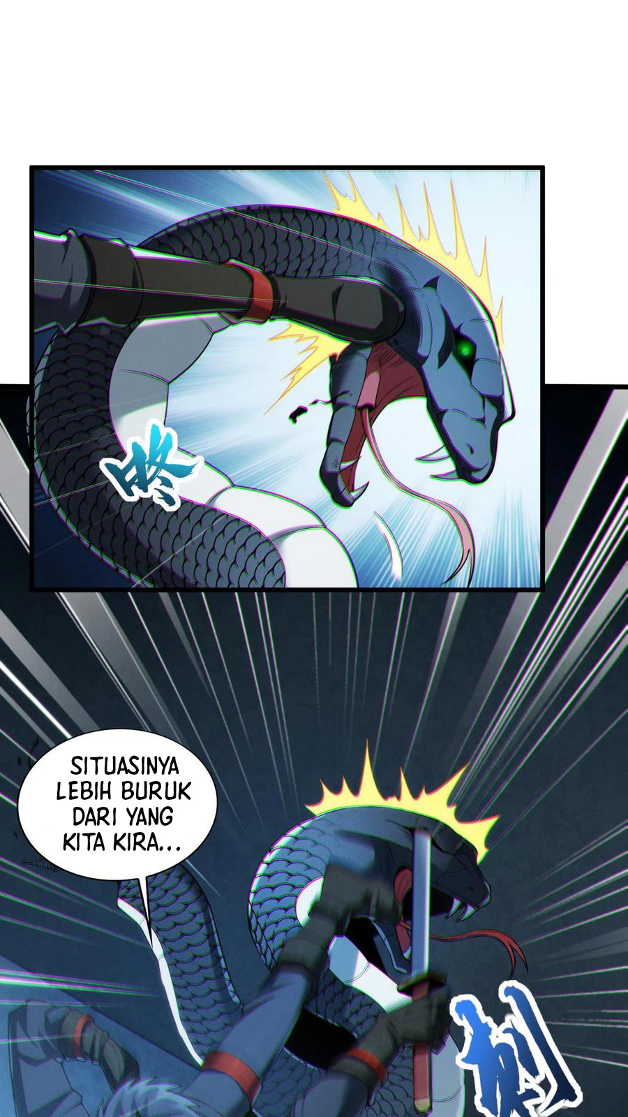 I Learn to Kill Gods in an Asylum Chapter 33 Bahasa Indonesia