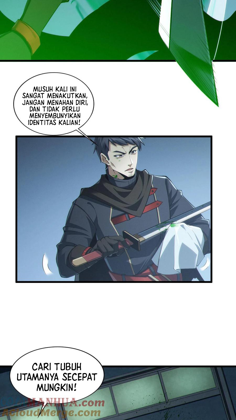 I Learn to Kill Gods in an Asylum Chapter 33 Bahasa Indonesia