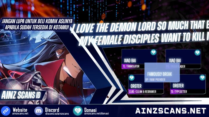 I Love the Demon Lord So Much That Even My Female Disciples Want to Kill Me chapter 16