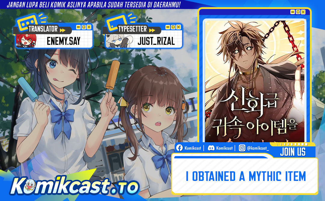 I Obtained a Mythic Item Chapter 160 Bahasa Indonesia