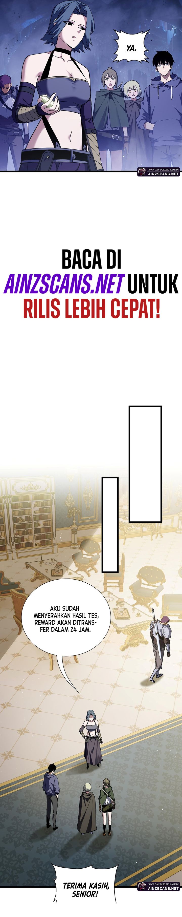 I Owe A Billion Dollars And I am Forced to Become A Worker For An Evil God Chapter 27 Bahasa Indonesia