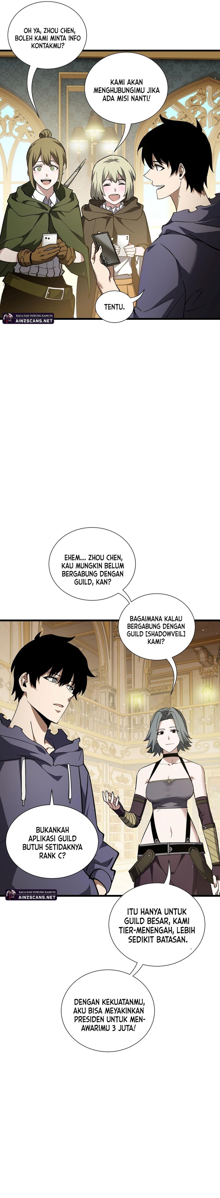 I Owe A Billion Dollars And I am Forced to Become A Worker For An Evil God Chapter 27 Bahasa Indonesia