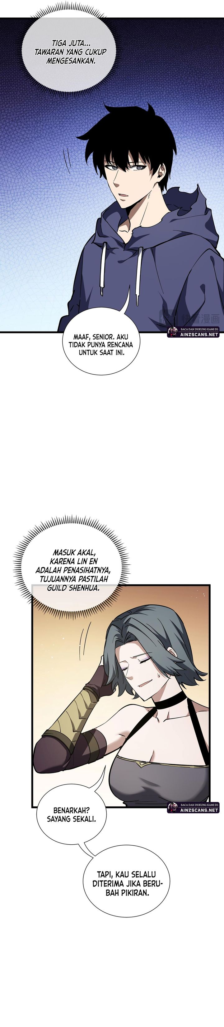 I Owe A Billion Dollars And I am Forced to Become A Worker For An Evil God Chapter 27 Bahasa Indonesia