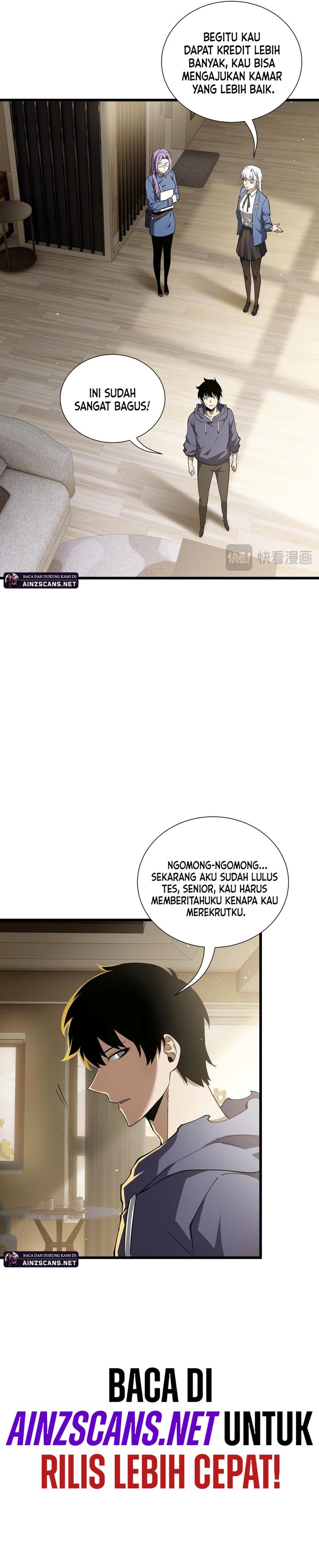 I Owe A Billion Dollars And I am Forced to Become A Worker For An Evil God Chapter 27 Bahasa Indonesia