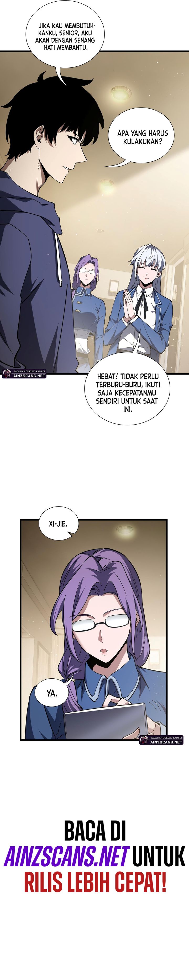 I Owe A Billion Dollars And I am Forced to Become A Worker For An Evil God Chapter 27 Bahasa Indonesia