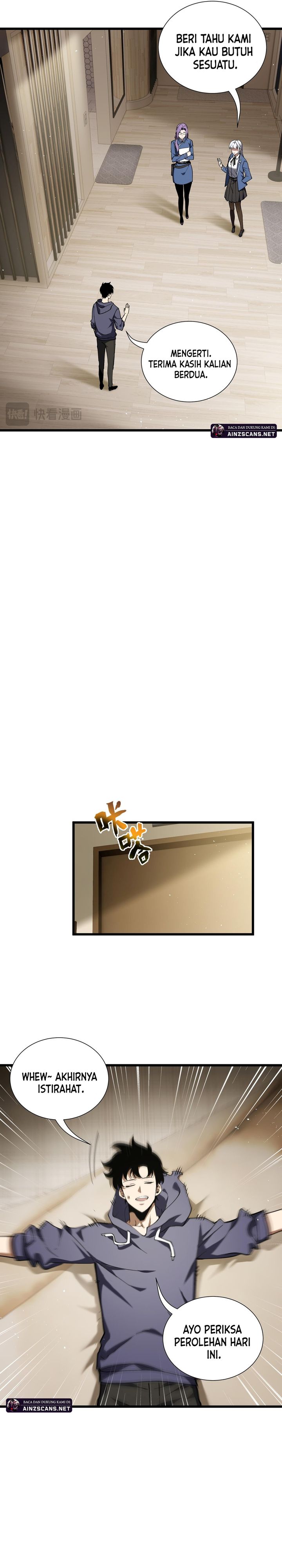 I Owe A Billion Dollars And I am Forced to Become A Worker For An Evil God Chapter 27 Bahasa Indonesia