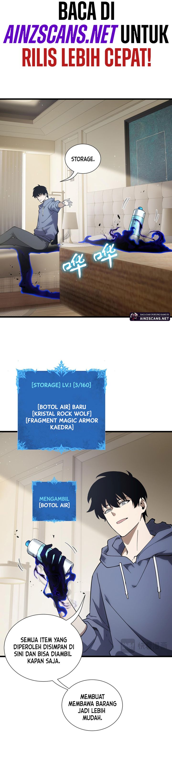 I Owe A Billion Dollars And I am Forced to Become A Worker For An Evil God Chapter 27 Bahasa Indonesia