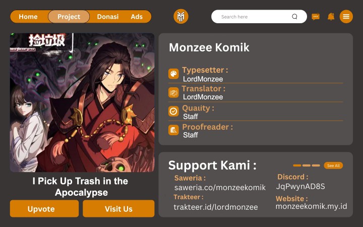 I Pick Up Trash in the Apocalypse Chapter 01 Bahasa Indonesia