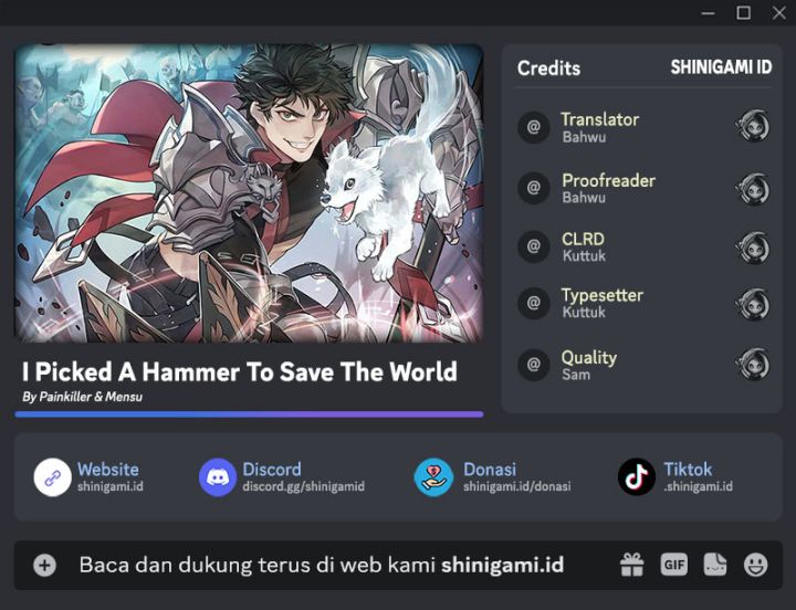 I Picked A Hammer To Save The World chapter 23