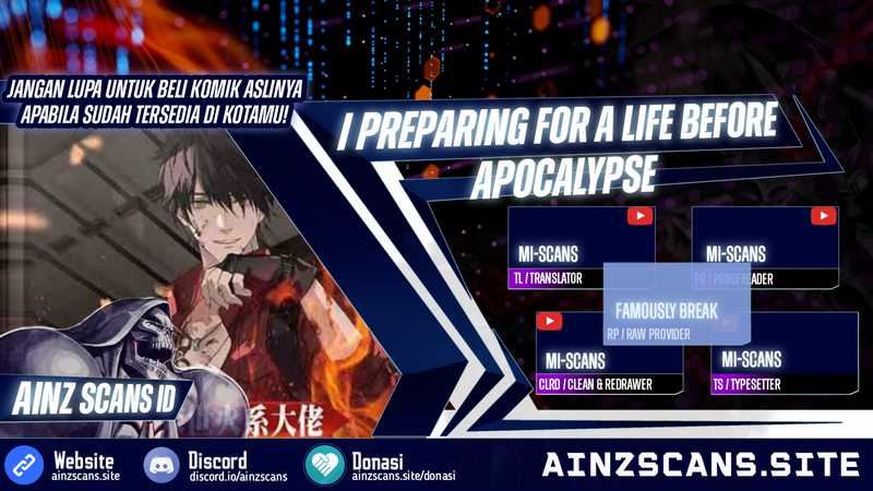 I Preparing For A Life Before Apocalypse Chapter 36 Bahasa Indonesia
