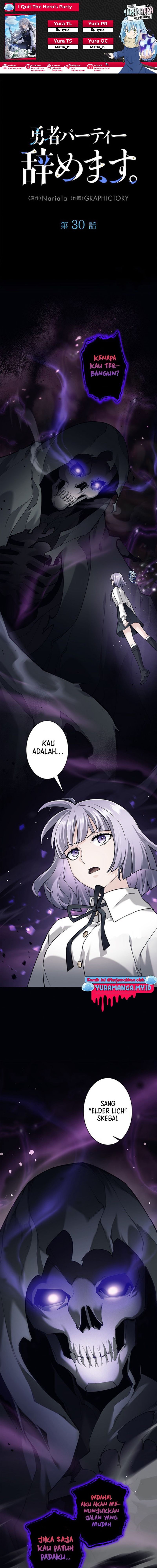 I Quit The Heros Party Chapter 30 Bahasa Indonesia