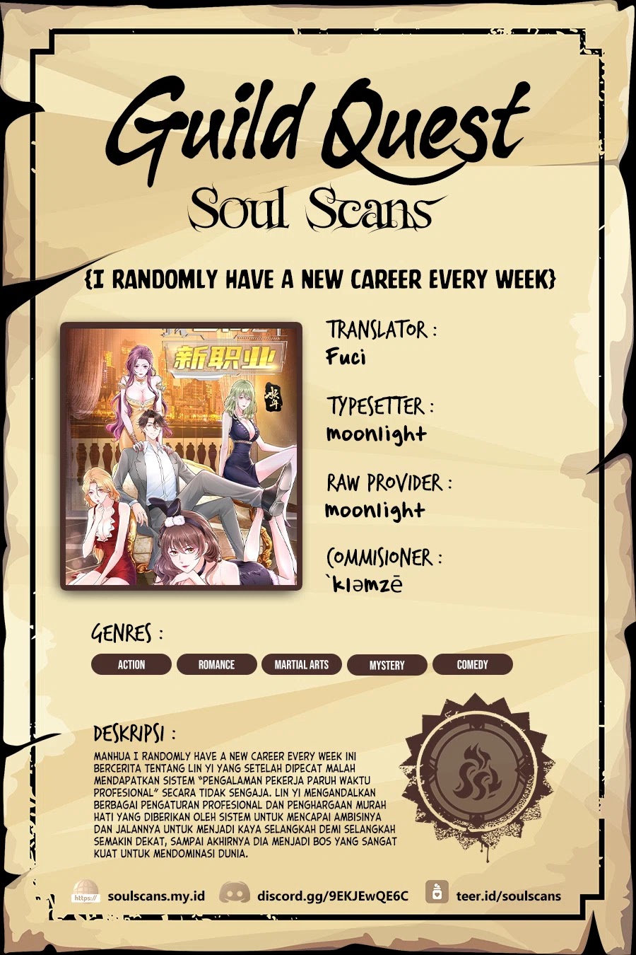 I Randomly Have A New Career Every Week chapter 481