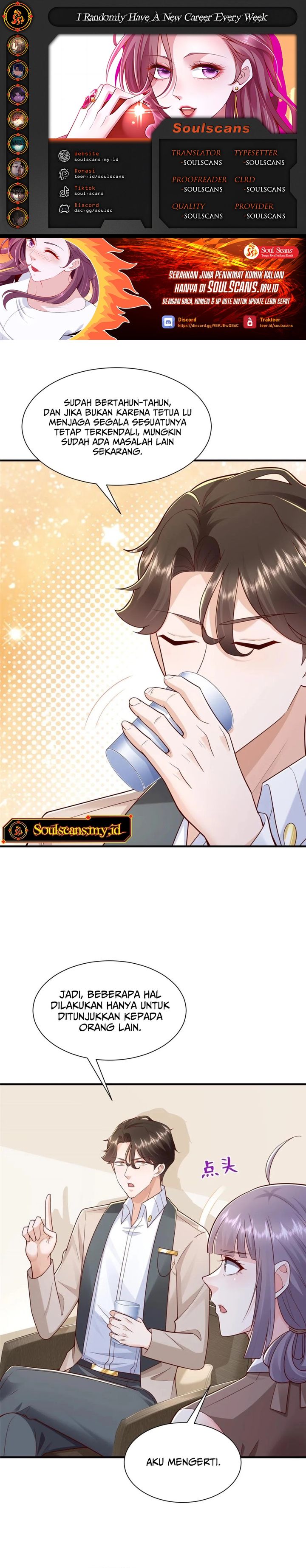 I Randomly Have A New Career Every Week Chapter 728 Bahasa Indonesia