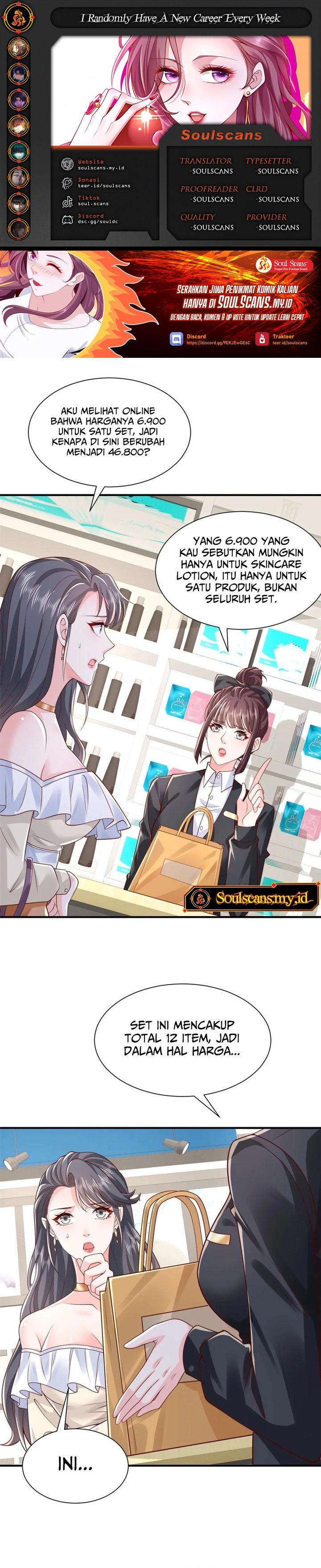 I Randomly Have A New Career Every Week Chapter 743 Bahasa Indonesia