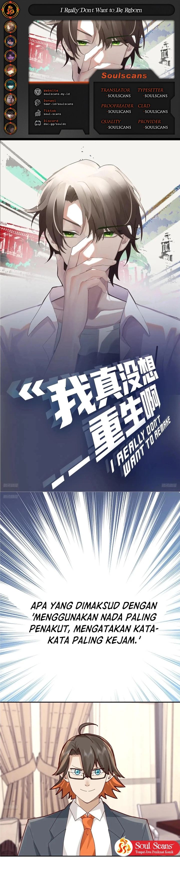 I Really Don’t Want to Be Reborn Chapter 365 Bahasa Indonesia