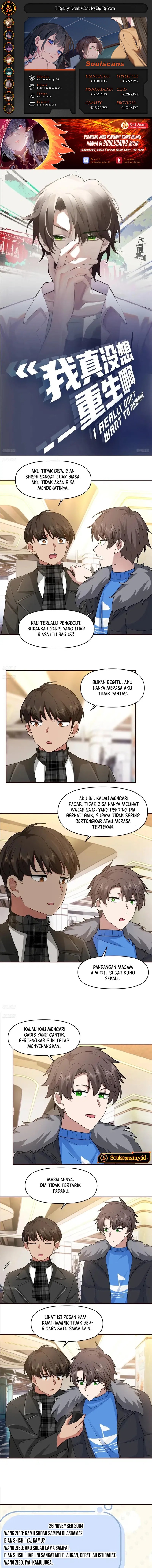 I Really Don’t Want to Be Reborn Chapter 413 Bahasa Indonesia