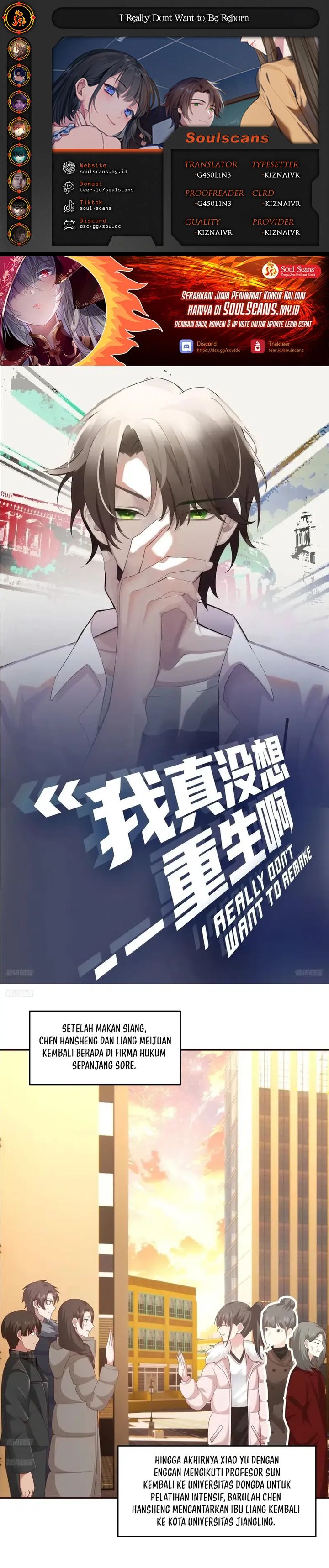 I Really Don’t Want to Be Reborn Chapter 414 Bahasa Indonesia