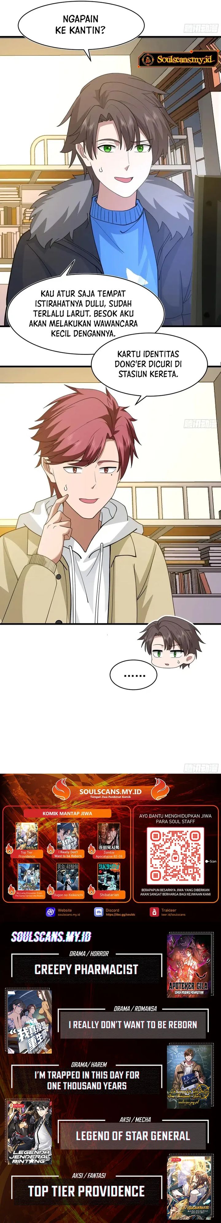 I Really Don’t Want to Be Reborn Chapter 422 Bahasa Indonesia