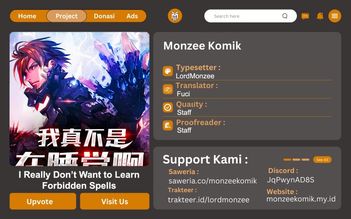 I Really Don’t Want to Learn Forbidden Spells Chapter 108 Bahasa Indonesia