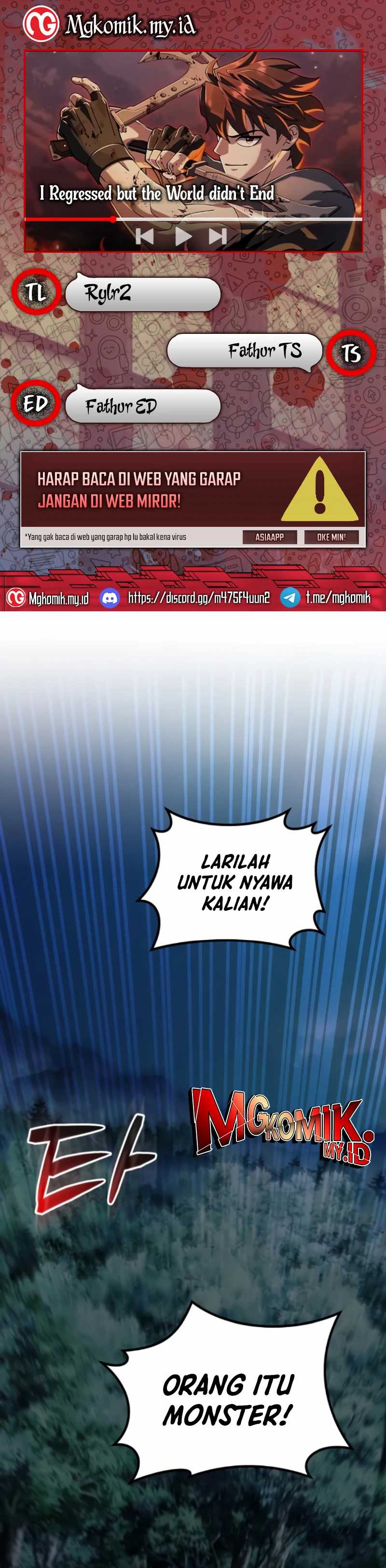 I Regressed, but the World didn’t End Chapter 11 Bahasa Indonesia