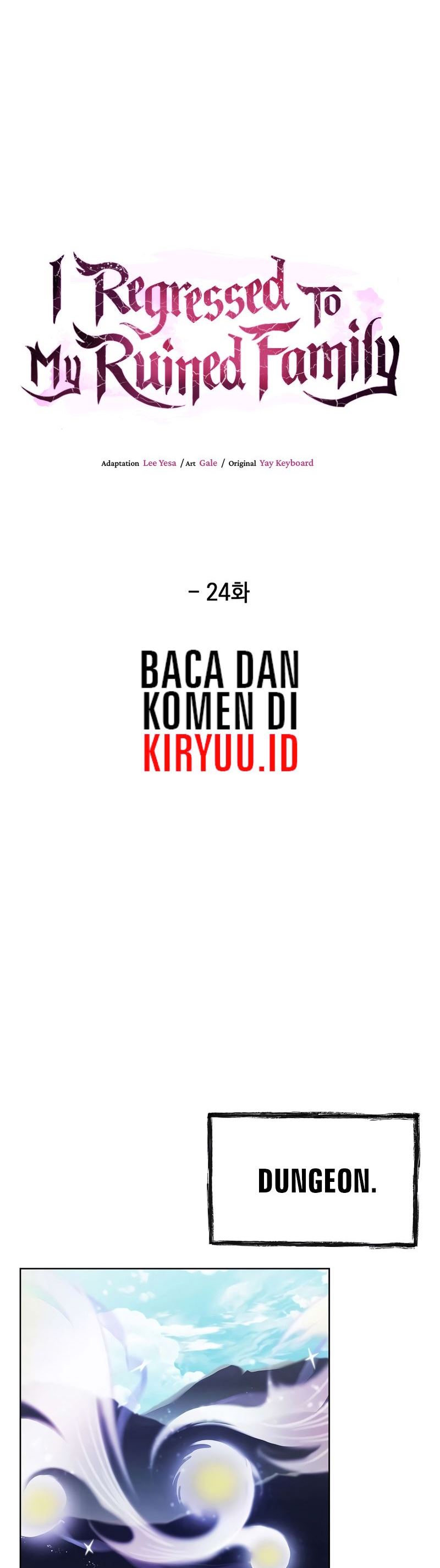 I Regressed to My Ruined Family Chapter 24 Bahasa Indonesia