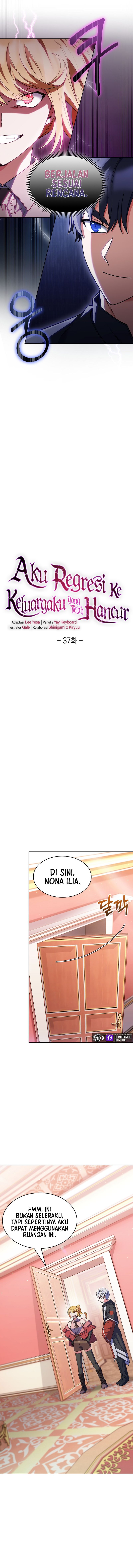 I Regressed to My Ruined Family Chapter 37 Bahasa Indonesia