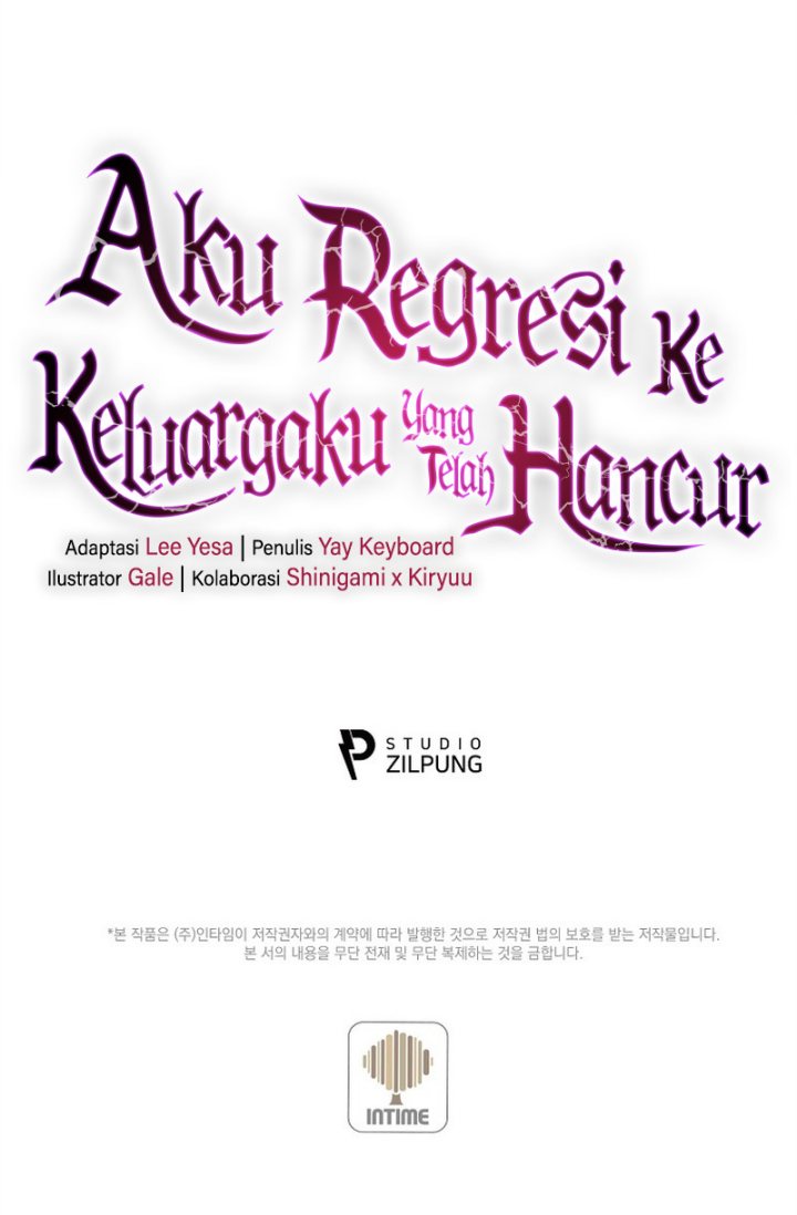 I Regressed to My Ruined Family Chapter 39 Bahasa Indonesia