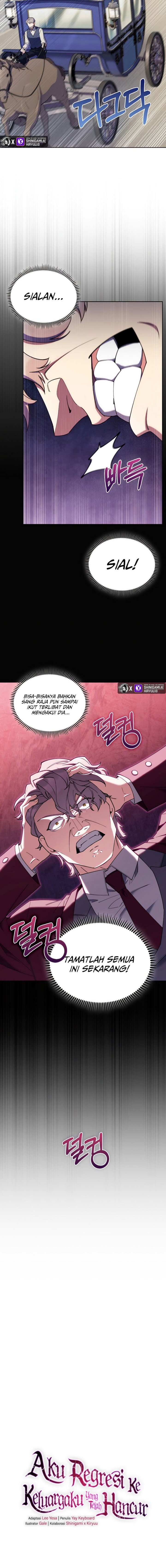 I Regressed to My Ruined Family Chapter 61 Bahasa Indonesia